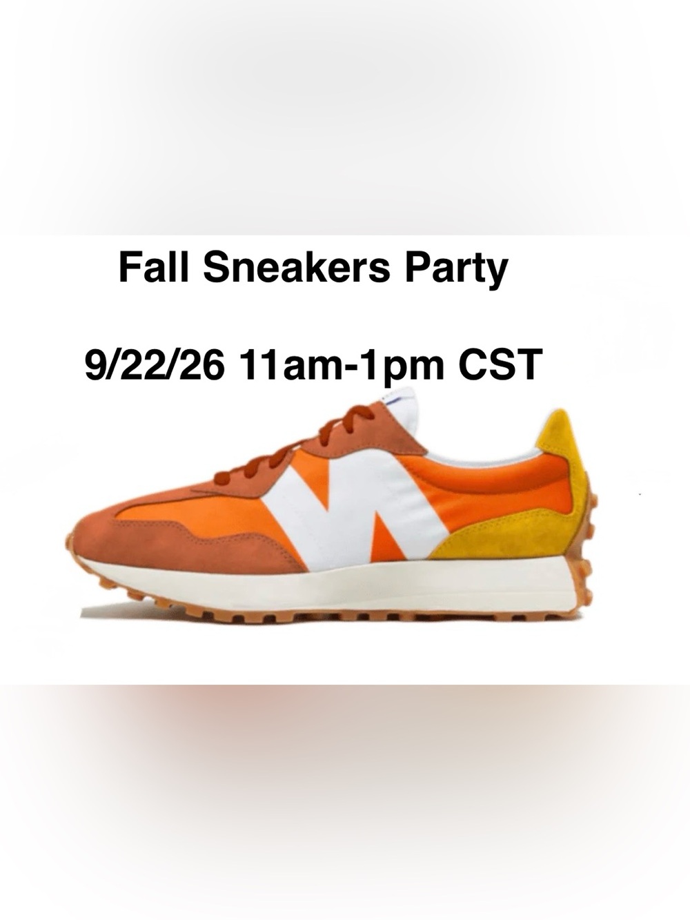 I’m co-hosting Fall Sneakers Party. 9/22/26 Join the fun!